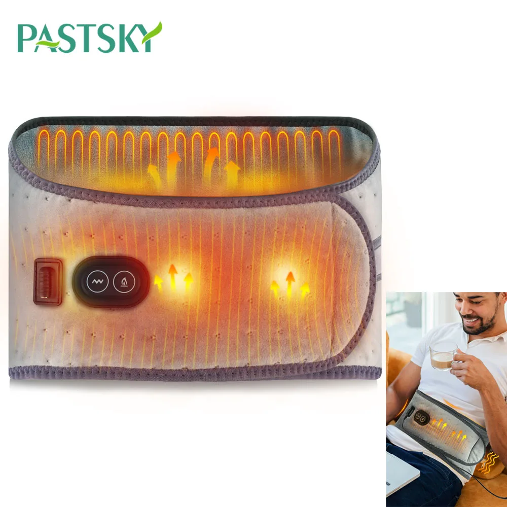 Waist Brace Massage Belt Electric Heating Waist Massager Red Light Hot