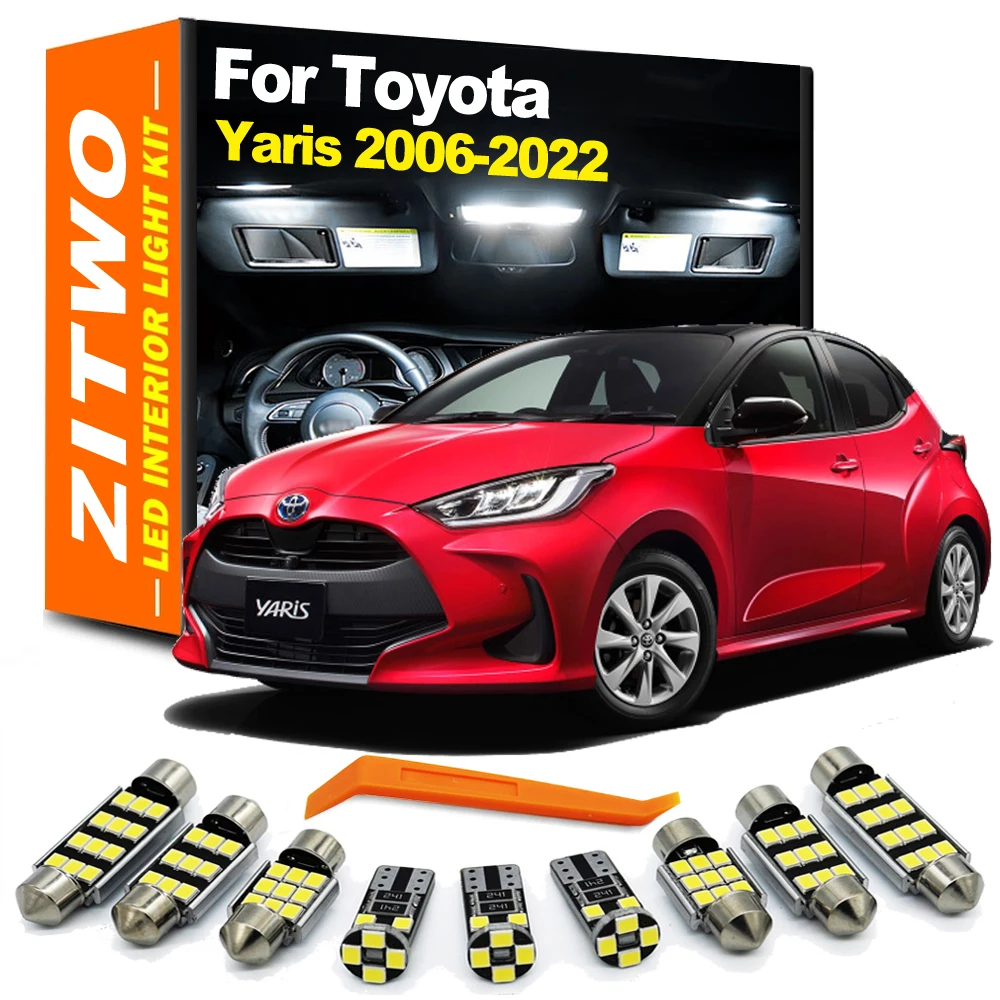Zitwo Led Interior Dome Map Light Bulb Kit For Toyota Yaris 2006 2013