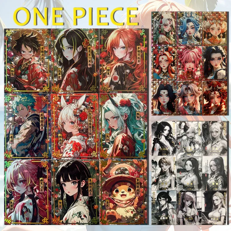 Anime Crown Card Monkey D. Rufy Nami Yamato Roronoa Zoro Nico Robin Ctr Hr Collezione Di Giochi Di Carte Ragazzo Compleanno Regali Di Natale