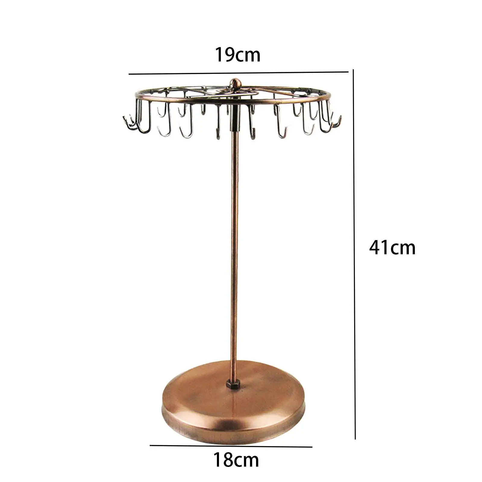 Jewelry Display Rack Rotating Jewelry Hanger Jewelry Organizer Earring Display Stand for Earrings Keychains Home Bracelet Ring