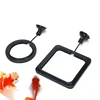 New Aquarium Feeding Ring Fish Tank Station Floating Food Tray Feeder Square Circle Aquarium Accessory with Suction Cup 4