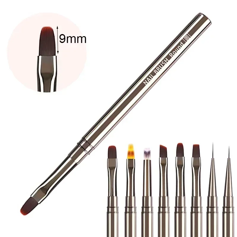 Nails Art Brush Pen 3D Tips Pattern Phototherapy Acrylic UV Gel Extension Builder Coating Painting Liner Brushes Manicure Tools nail art pens nail art brushes nail brushes nail art tools gel nail tools