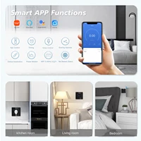BSEED Wifi Sockets EU Wall Socket Smart Tuya Electric Sockets Power Monitor Google Smart Life Alexa Voice Control Glass Panel - Image 2