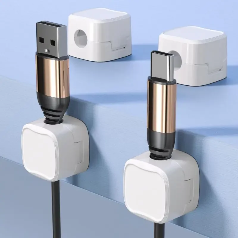 Cable Organizer Cable Clip Cable Clamp Guiding Line Cable Management Clips Fixing Wire Arrangement Organiser Fixations Magnetic Storage Box Clip Adjustable Clamp Cord
