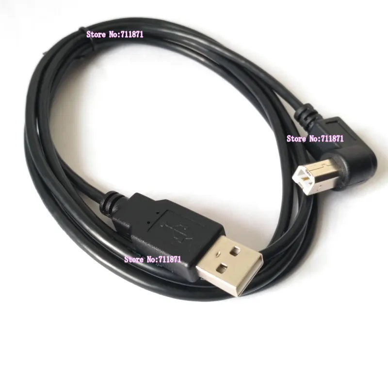 

Прямой угол Usb 2.0 Usb2.0 кабель для принтера 90 градусов левый изгиб от A Male к B Male Usb2.0 кабель для принтера Usb2.0 от A до B Male