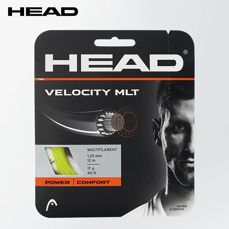 HEAD Tennis String VELOCHTE MLT Soft String Professional Tennis Playable Control Polyester Multi-strand