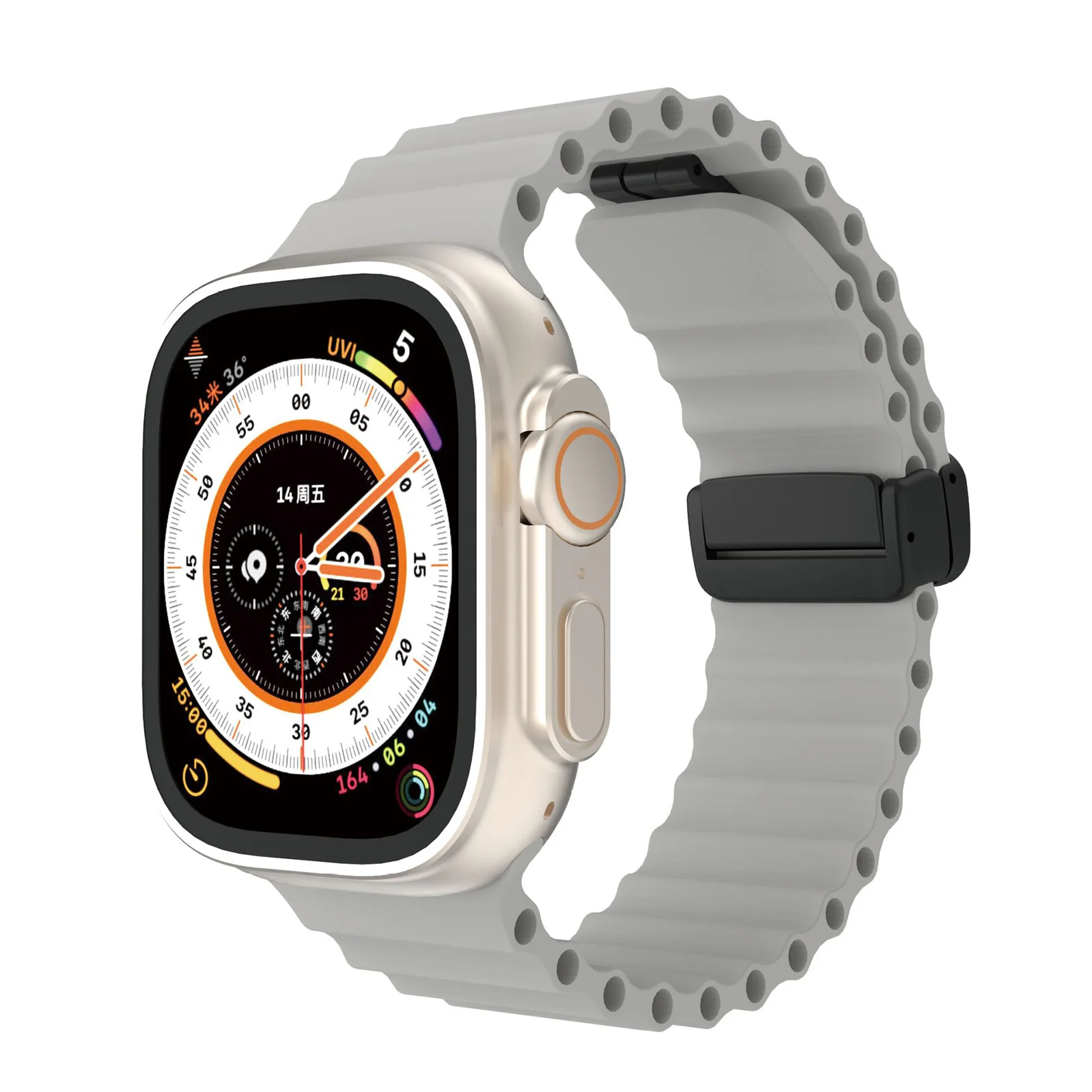 Ocean Magnetic Silicone Strap Bracelet