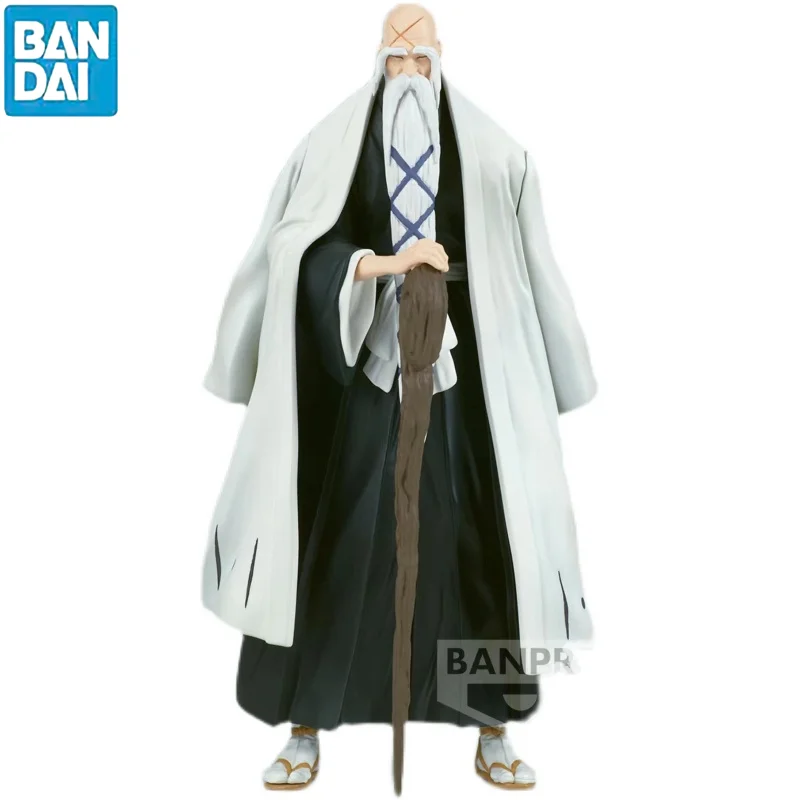 15Cm Originale Banpresto Bleach Solid And Souls Yamamoto Genryuusai Shigekuni Anime Action Figure Garage Kit Giocattoli Per L'Infanzia Regali