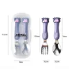 Tableware Cartoon Kids Spoon Fork Set Dessert Spoon for Children Fork Baby Gadgets Feed Kid Children's Cutlery for Kids Boxless 3