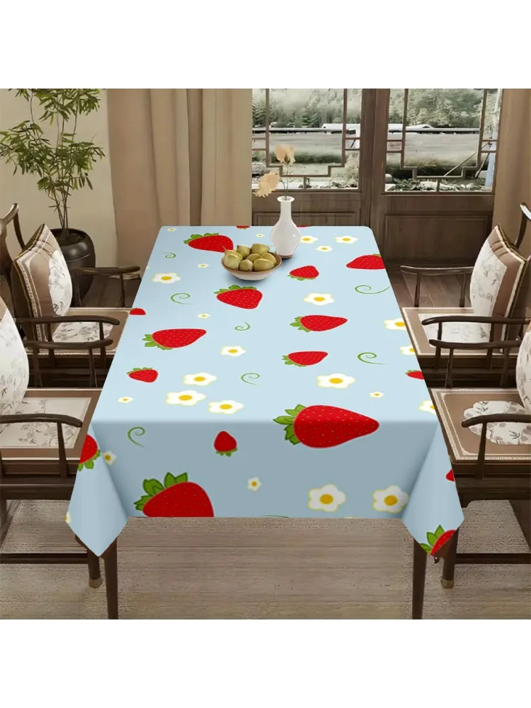 שמיכת שולחן מודרנית מלבנית מפוליאסטר דקורטיבית למסעדה