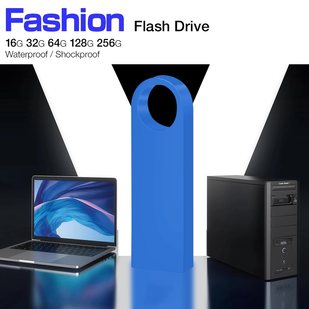 100개 USB 플래시 드라이브 128GB 64GB 도매 메모리 스틱 32G 16G 무료 맞춤형 로고 펜 드라이브 8G 무료 체인 USB 스틱 4G 2GB 금속