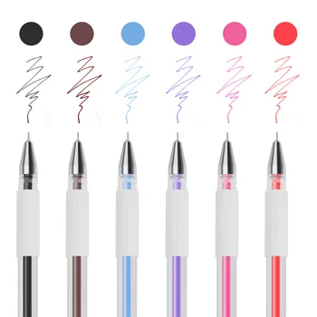 Pennarello a 6 Colori con Inchiostro Non Tossico per Trucco Permanente, Microblading e Posizionamento Tatuaggi Sopracciglia