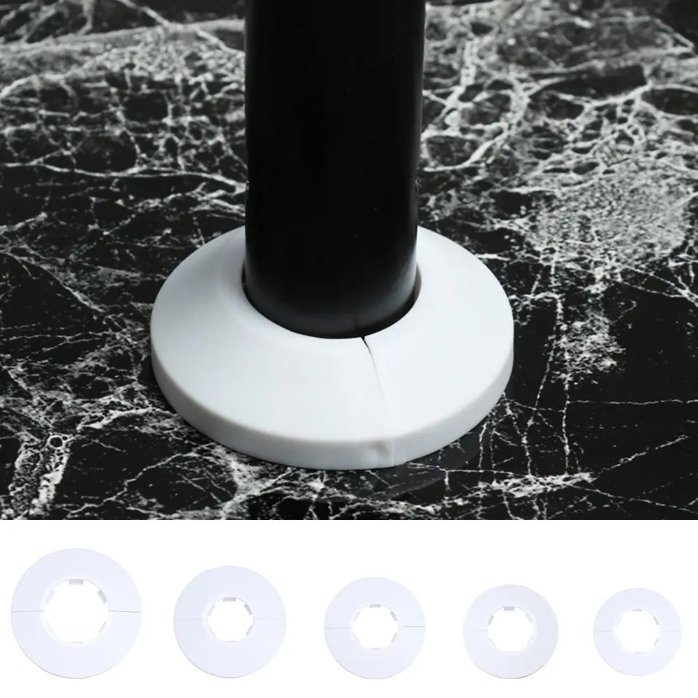 

Useful Plastic Chrome Wall Flange Faucet Decor Pipe Wall Covers Faucet Accessories Faucet Decorative Cover