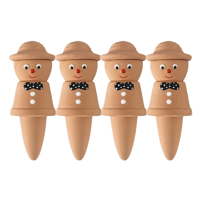 

4Pcs Scarecrow Automatic Plant Dripper Household Gardening Tool Supplies for Beginners Starter Gardening Lover