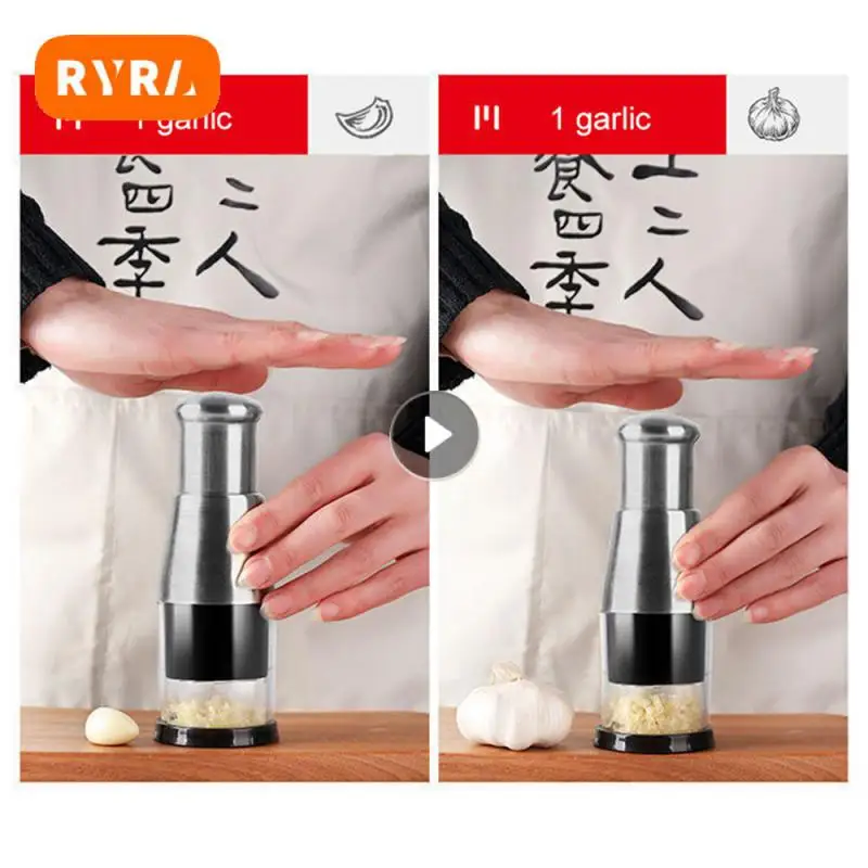 

Многофункциональный прессованный измельчитель чеснока, ручной измельчитель из нержавеющей стали, бытовой инструмент, устройство для измельчения чеснока, 1 шт.