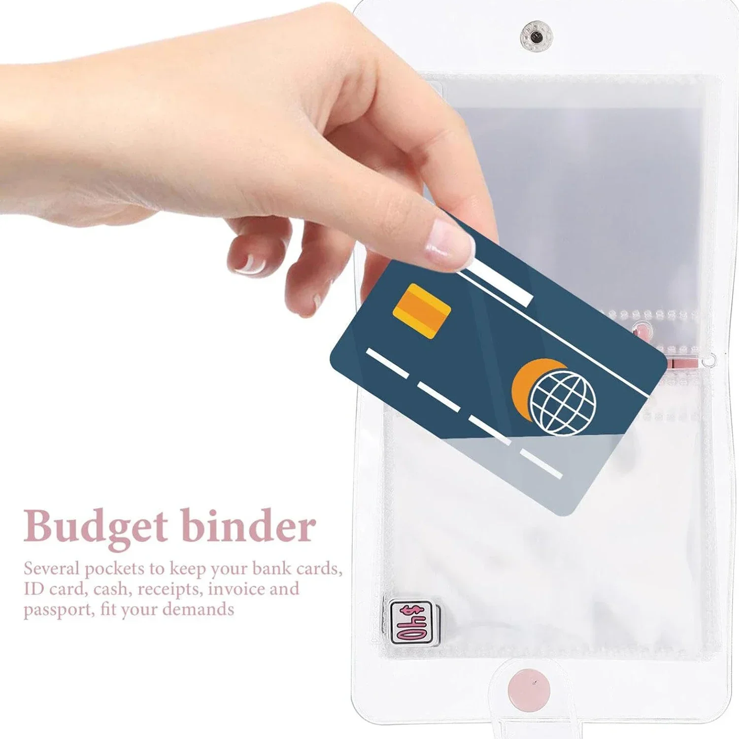 $150/$300/$500/$1000 Sfida Risparmio Mini Binder, Organizer Tascabile Per  La Sfida Monetaria