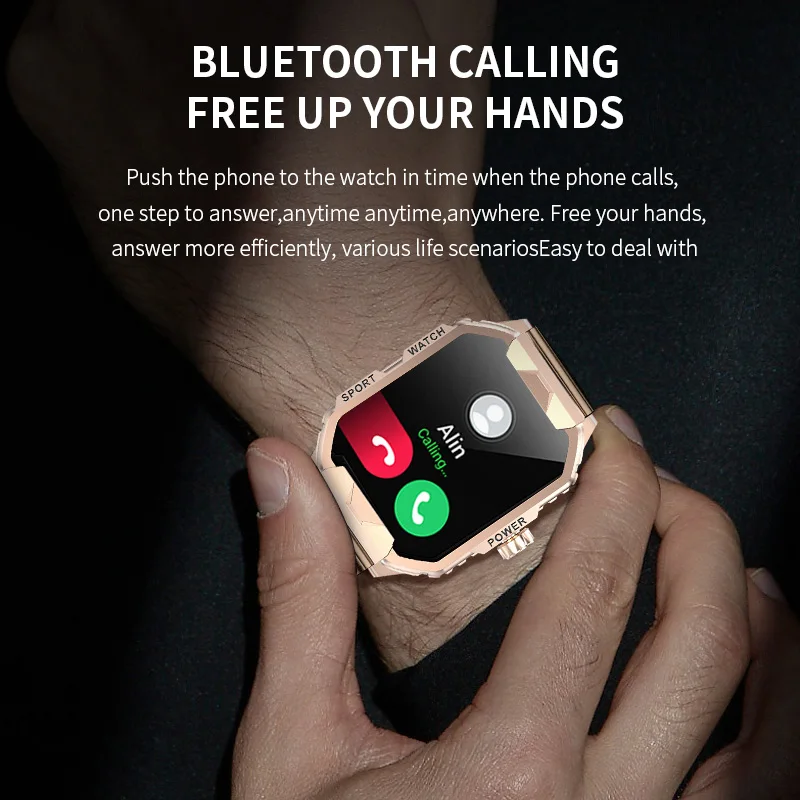 LIGE 2023 ο Smartwatch  1.85 ġ  ȭ  ȭ ƮϽ   ð  Ʈ ġ 