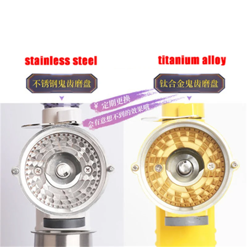 220V/110V Electric Coffee Grinder Machine Coffee Beans Particle Fully Automatic Detachable 10 File Adjustable High Capacity Fast 6