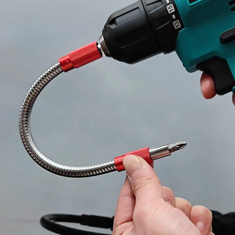 

Hexagonal Shank Metal Flex Universal Extension Bit Holder Magnetic Hex Screwdriver Bit Connection Extension Rod for Hand Drill