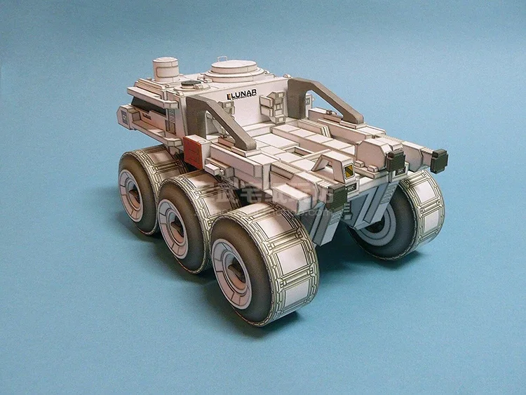 Movie 2001 Space Odyssey Lunar Rover Paper Model Spacecraft