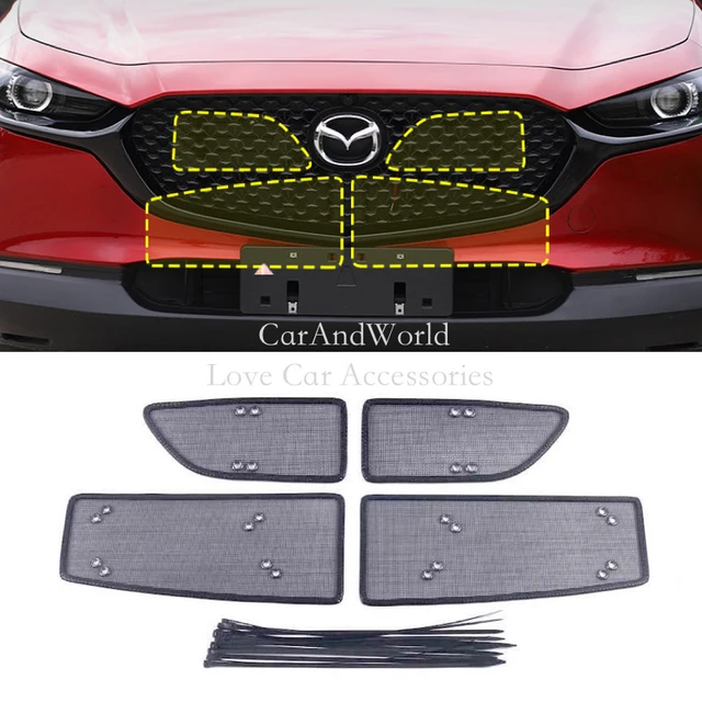 New Car Accessories for Mazda cx30 cx-30 2022 Front Grill Front Face Right  Side Decoration Trim Molding 3Pcs - AliExpress
