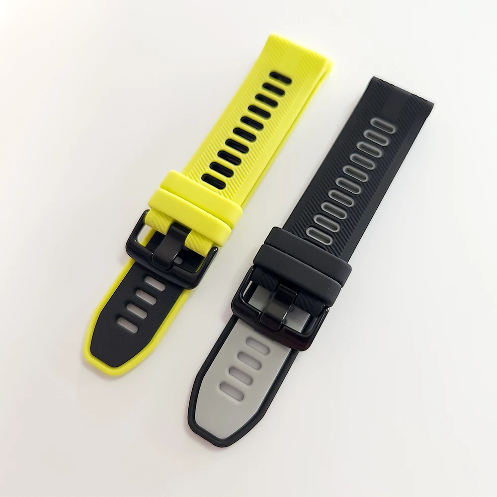 Replacement Silicone Bands For Garmin Forerunner 955 / 955 Solar - 22mm Quick Release Sport Strap - View #8
