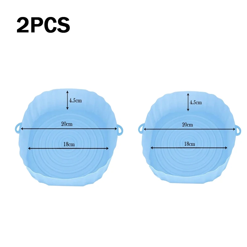 2pcs Blue