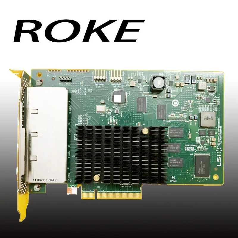 LSIロジック LSI00244 / PCIEx8(2.0) SATA/SAS6Gb/s 内部16ポートHBA LSI SAS 9201-16i SGL Genuine LSI 9201-16i 6Gbps 16-lane SAS HBA P20 IT Mode ZFS