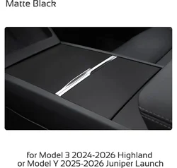 Premium Center Console Cover Protector Sticker - Central Control Panel Film Car Accessory (Matte Black)