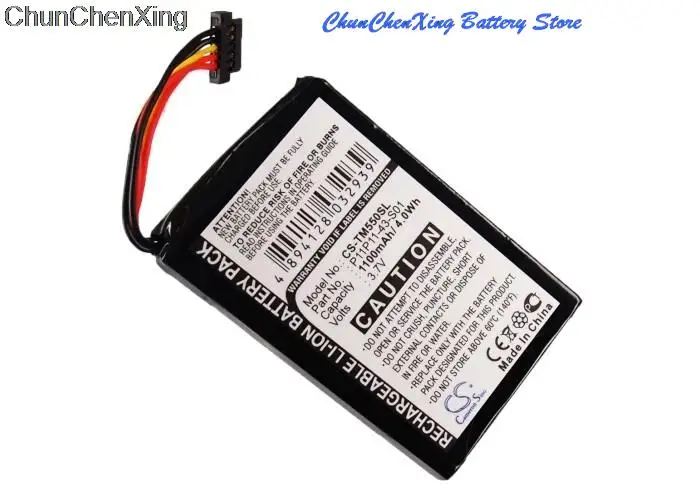 Batteria Cameron Sino 1100Mah Per Tomtom 8Cp5.011.11, Go 550 Live