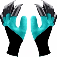 Gardening Gloves with Claws Breathable Waterproof Working Digging Planting Sting-Resistant Non-slip Protective Latex Gloves 1