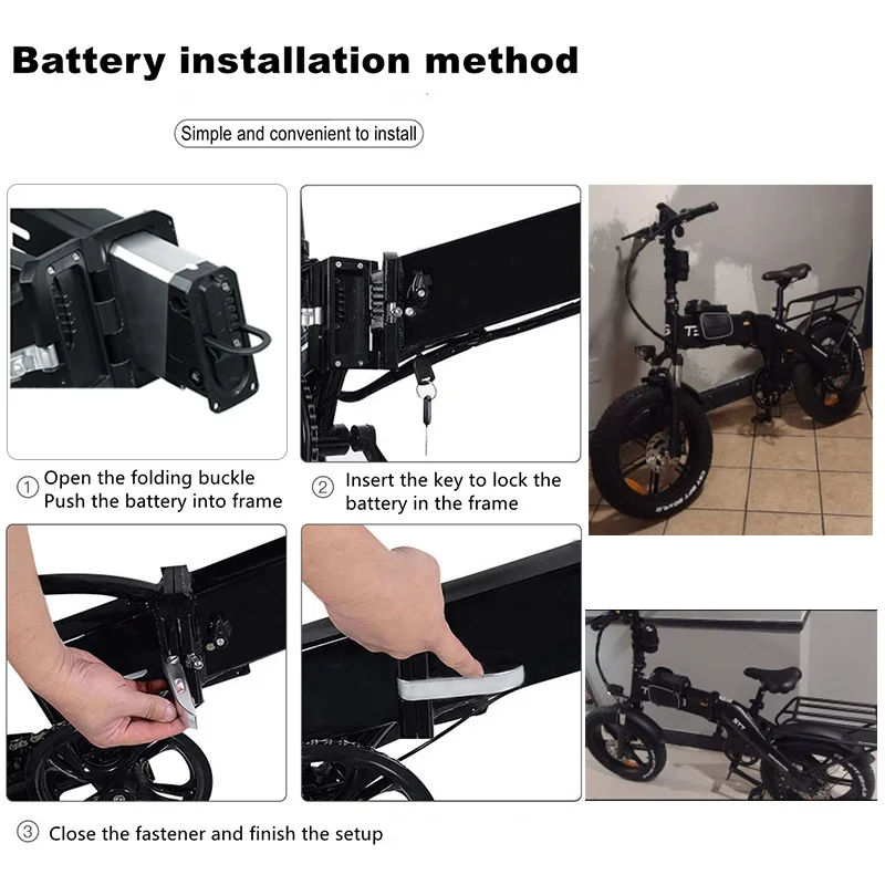 電動自転車用充電器付き交換用バッテリー,52V,17.5Ah,48 V,17 Ah