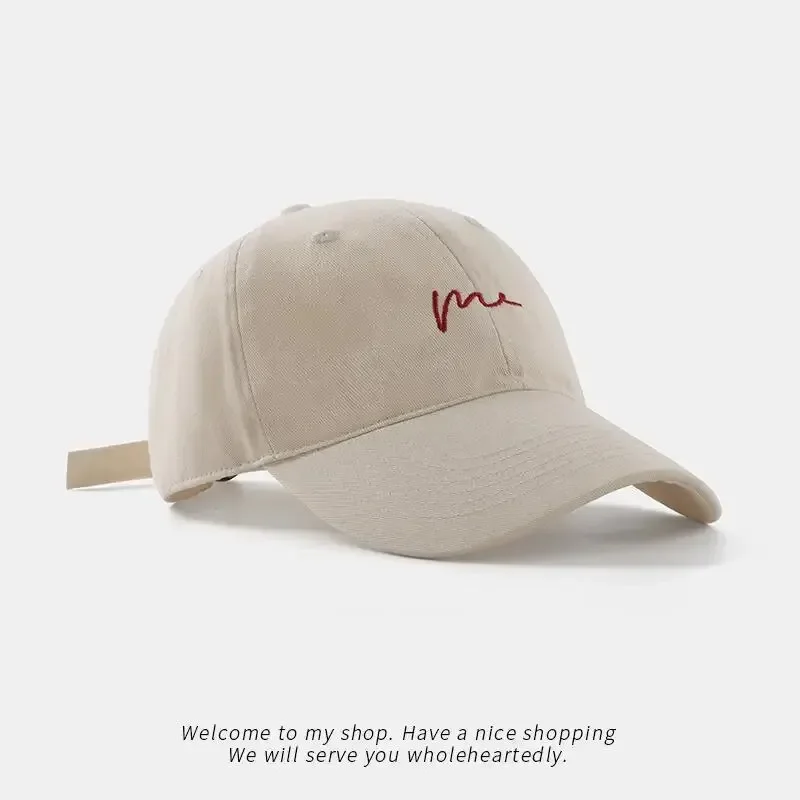 Embroidered Baseball Hat men's Big Headed Duck Tongue Hat Letter Fashion Sunshade Women's Adjustable Sports baseball hat outdoor cap