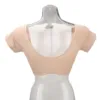 Underarm Sweat Vest Quick Dry Breathable Mesh Reusable Armpit Sweat Pads for Women Girls Skin Color Underarm Sweat Shirt 5