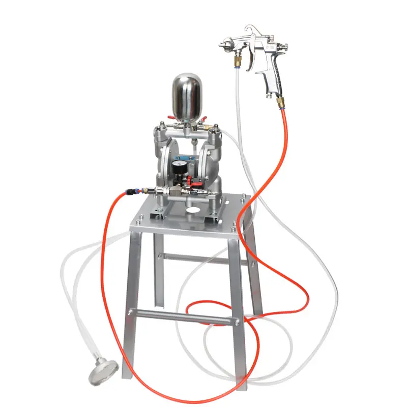 

A10 Industrial Pneumatic Diaphragm Pump And Gun High Performance Spray Painting Machine Compressor Air Operated Diaphragm Pump