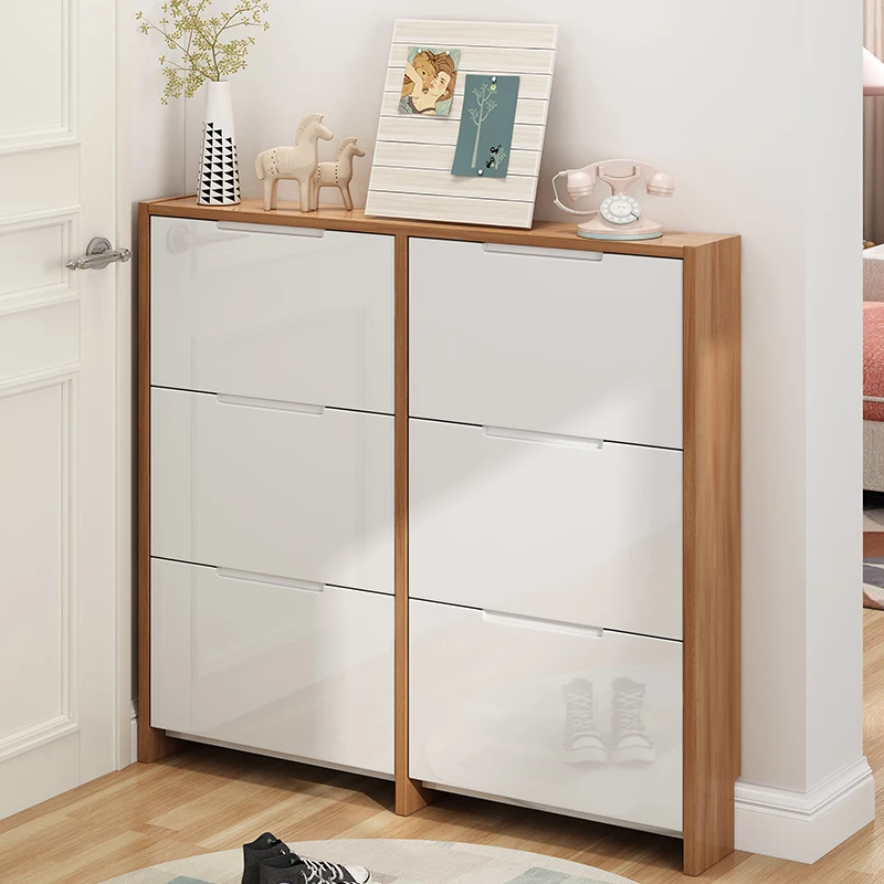 

Space Saving Shoe Rack Vertical Ultra Thin Sturdy Storage Shoe Cabinet Display Vertical Zapateras Organizador Entrance Furniture
