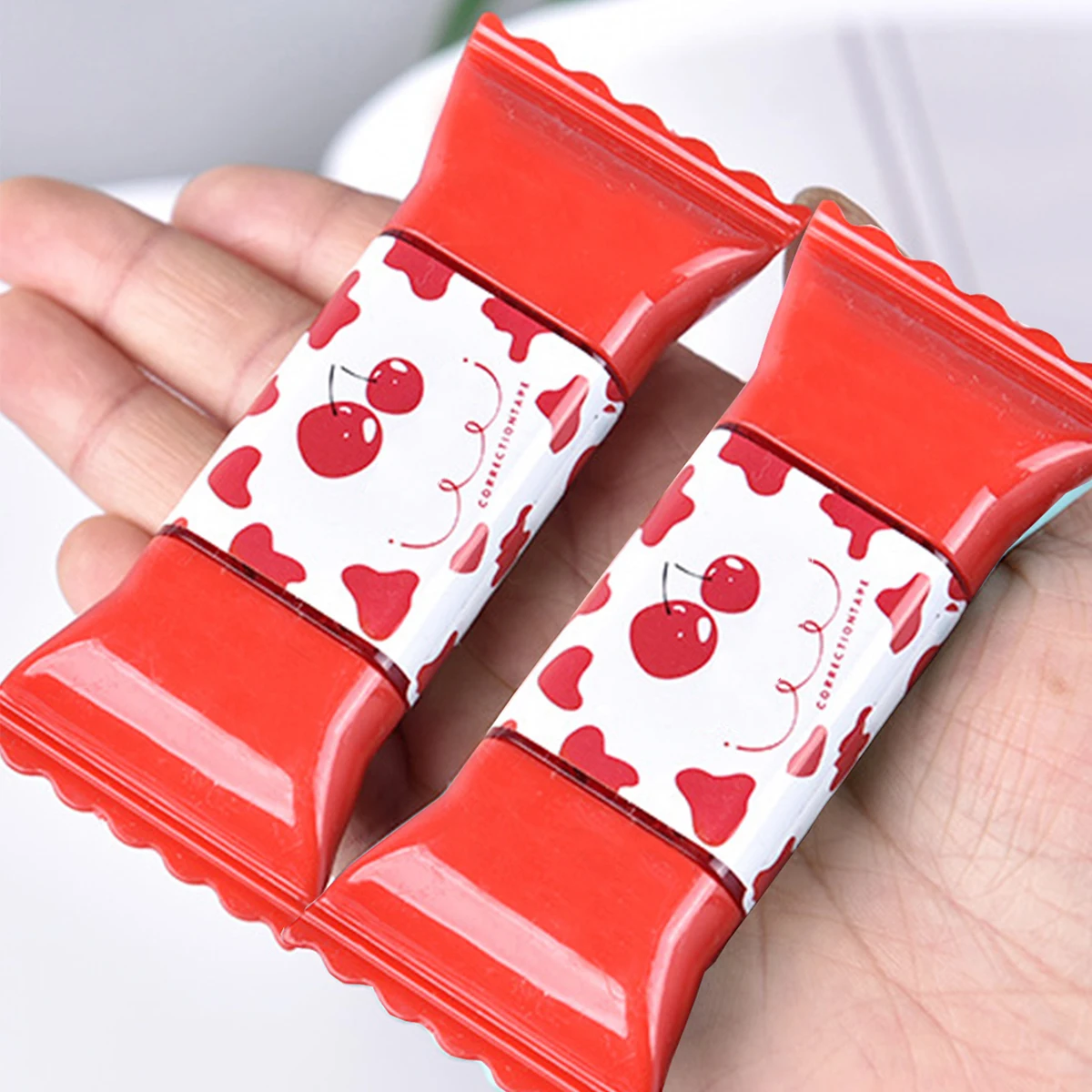 Correction Tape 1 Piece Cute Kawaii Milk Candy Sweet Cherry Chocolate Mint Cow Stationery Office School Supply correction tape