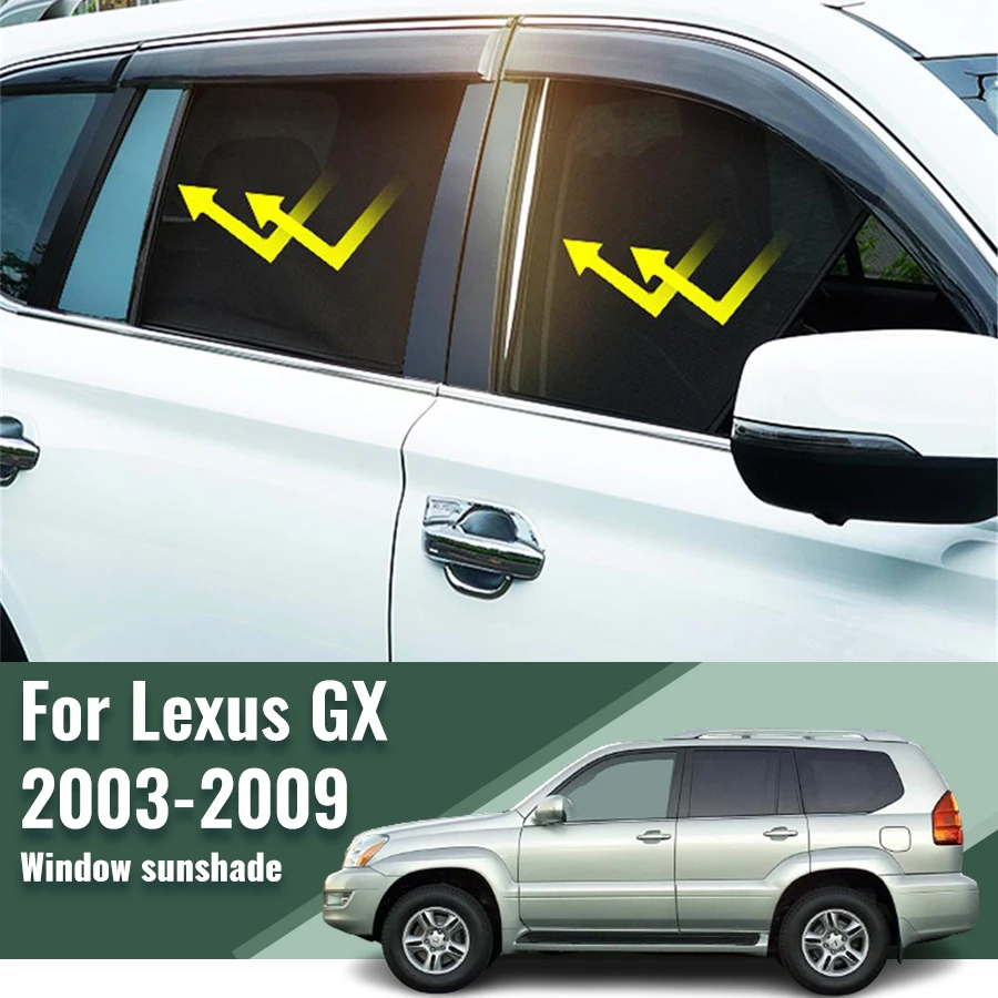 ForLexusGX20032009470GX470RearSideWindowSunShadeVisorCar