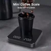 1Set Electronic Coffee Scale with Silicone Pad Digital Coffee Scale with Timer LED Display USB Charging Home Cafe Use Good Gift 2