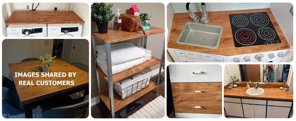 55 cm breite PVC-Tapete mit Holzmaserung für Tür, Kleiderschrank, Schrank, Tisch, Möbel, wasserfest, selbstklebende Aufkleber, Heimdekoration, Folie – Detail 7