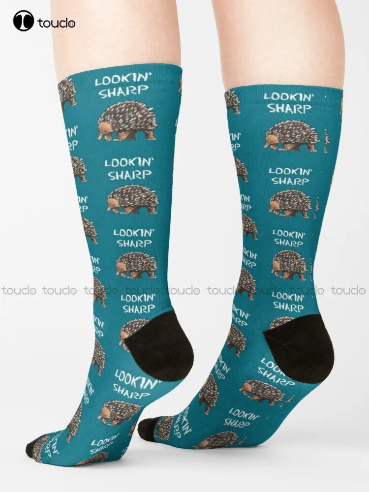 

Echidna - Animal Series Socks Running Socks Unisex Adult Teen Youth Socks 360° Digital Print Harajuku Gd Hip Hop Gift Retro Art