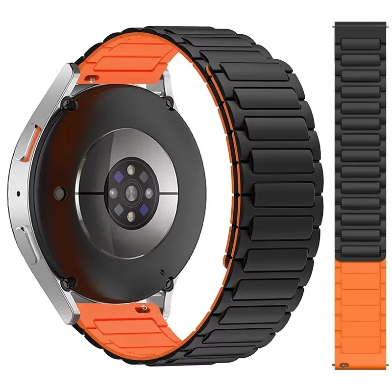 Magnetic Silicone Strap - Universal Sport Wristband, 22mm Replacement Band Bracelet