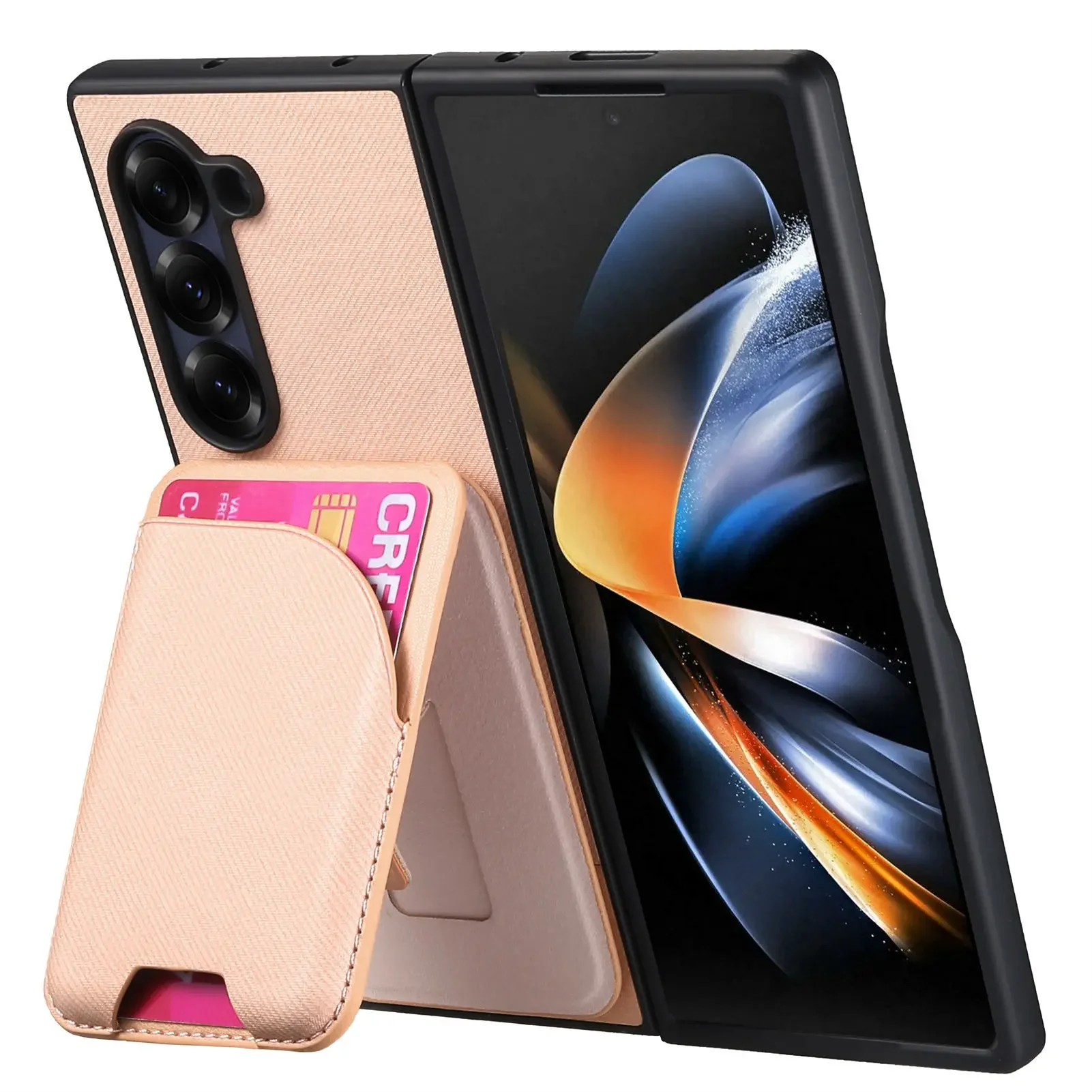 Detachable Magnetic Wallet Phone Case with Card Holder Cover