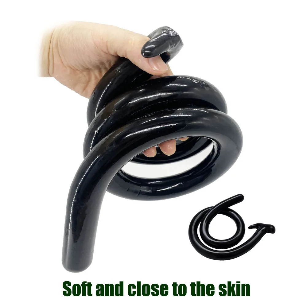 Super lang plugg dildo, 39,37 tommer anal butt plug, ultra myk l massasje prostata stimulering for menn kvinner_voghion.com