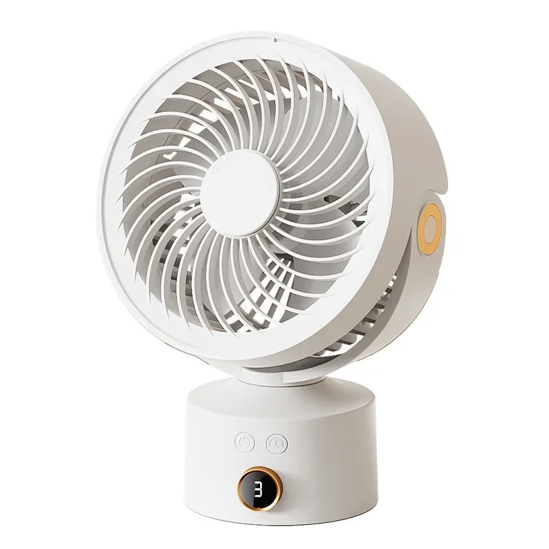 

Portable Mini Fan 4000mAh USB Rechargeable 3 Speed Wireless Desktop Circulator Cooling Fans Oscillating Fan for Home Office