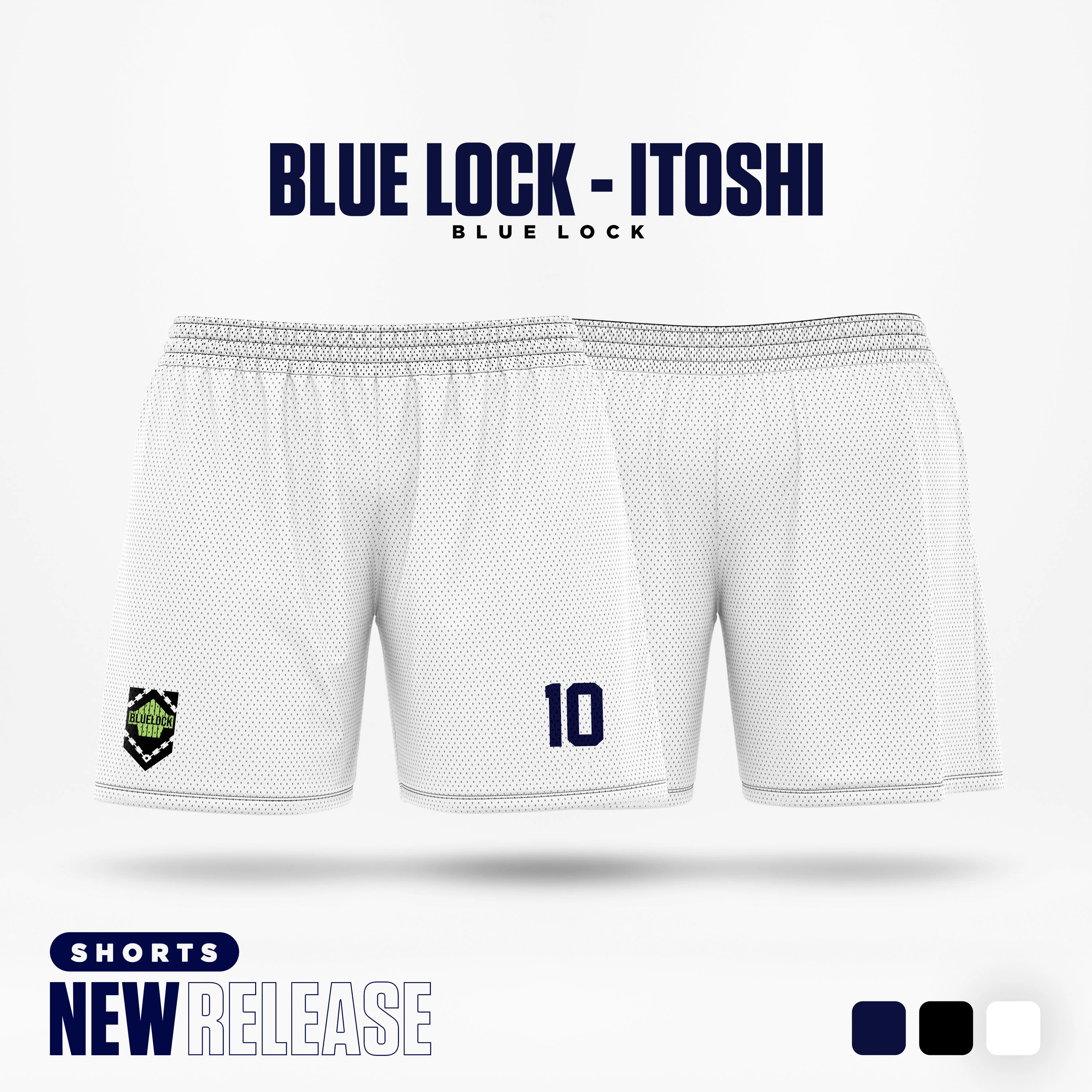 Blue Lock White Cartoon Anime Jersey Men Shorts Summer 2024 New Fashion Women Short Pants Sport Children Bottom 4