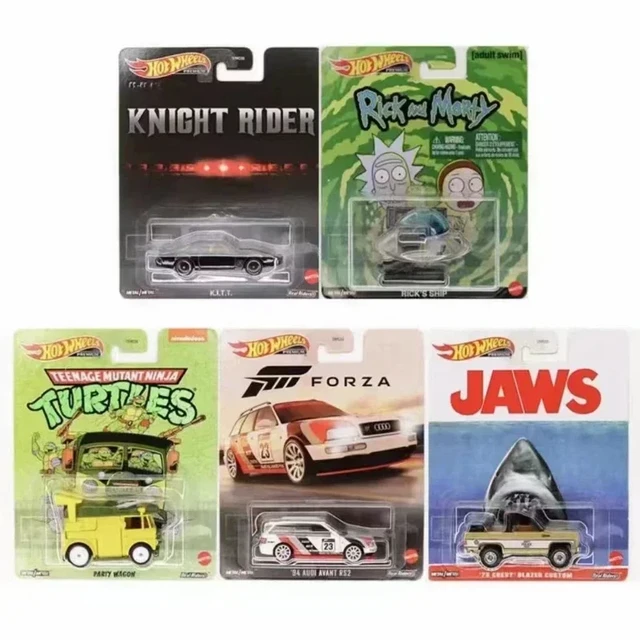 Original Hot Wheels Premium Car Retro Entertainment Vehicles Diecast 1/64  Forza Jaws Rick Morty Kids Boys Toys for Juguetes Gift - AliExpress