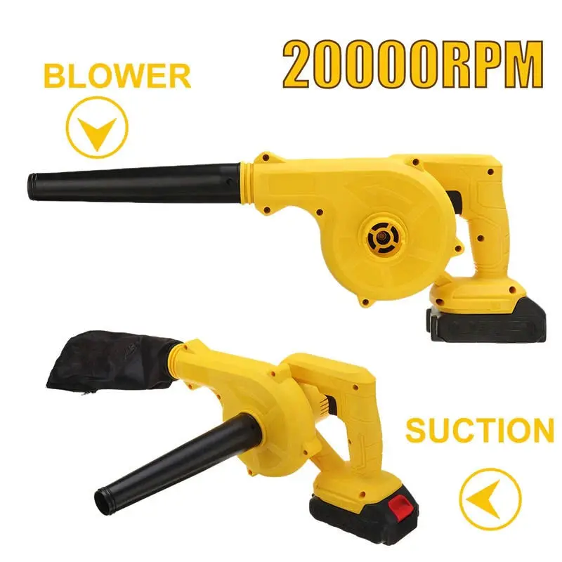 Makita 18V 배터리 용 21V 무선 전기 공기 송풍기 2 In 1 불어 및 흡입 휴대용 잎 컴퓨터 집진기