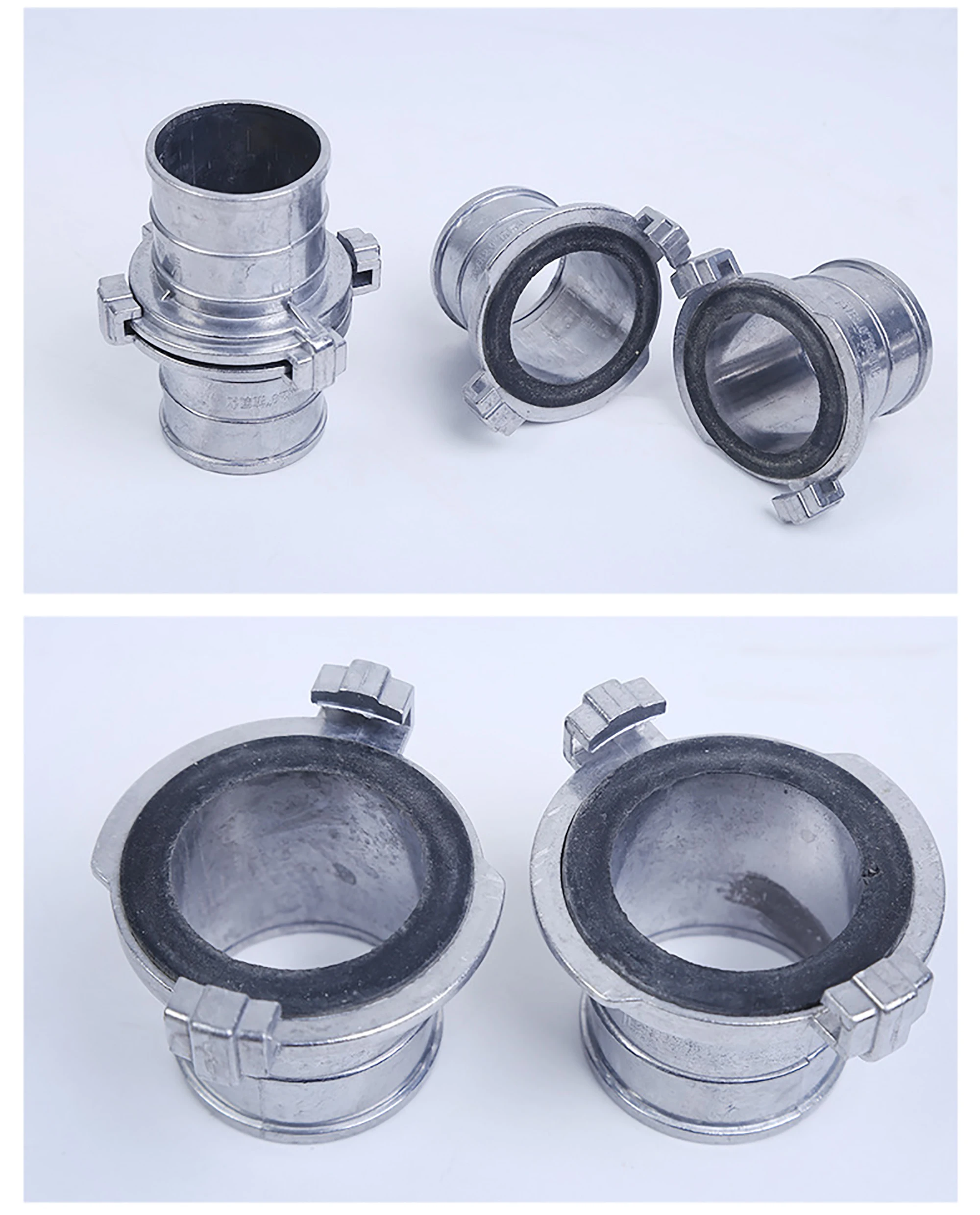 Aluminum Quick Coupling Hose Connector with Clamp for Agriculture and Irrigation