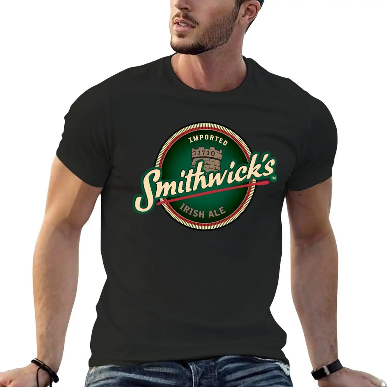 Фото Черные мужские футболки большого размера smithwick Beer №1